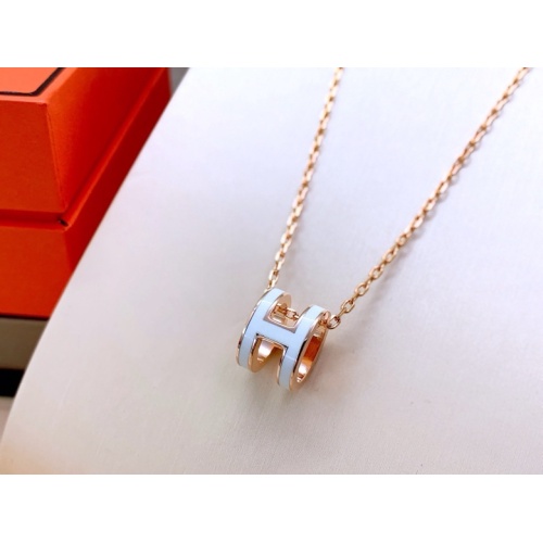 Cheap Hermes Necklaces #1223634 Replica Wholesale [$45.00 USD] [ITEM#1223634] on Replica Hermes Necklaces