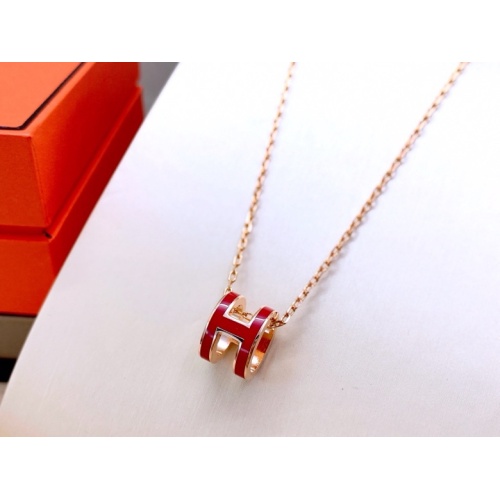 Cheap Hermes Necklaces #1223640 Replica Wholesale [$45.00 USD] [ITEM#1223640] on Replica Hermes Necklaces