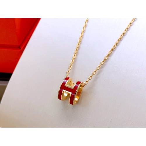 Cheap Hermes Necklaces #1223641 Replica Wholesale [$45.00 USD] [ITEM#1223641] on Replica Hermes Necklaces