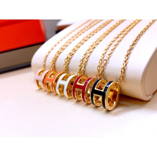 Cheap Hermes Necklaces #1223641 Replica Wholesale [$45.00 USD] [ITEM#1223641] on Replica Hermes Necklaces