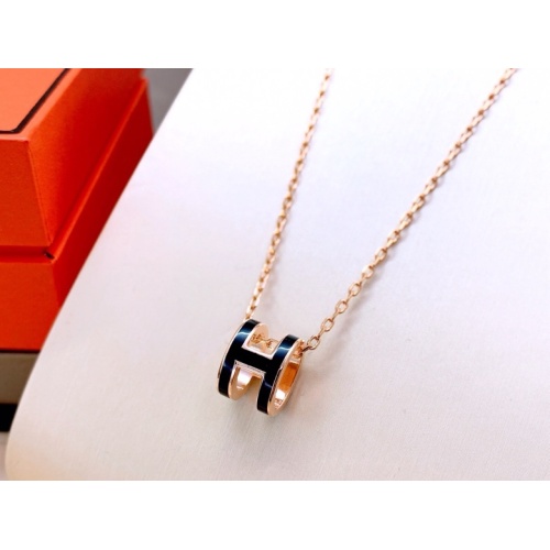 Cheap Hermes Necklaces #1223642 Replica Wholesale [$45.00 USD] [ITEM#1223642] on Replica Hermes Necklaces