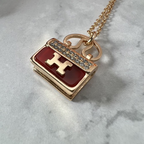 Cheap Hermes Necklaces #1223702 Replica Wholesale [$42.00 USD] [ITEM#1223702] on Replica Hermes Necklaces