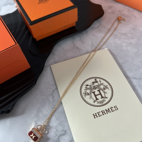 Cheap Hermes Necklaces #1223702 Replica Wholesale [$42.00 USD] [ITEM#1223702] on Replica Hermes Necklaces