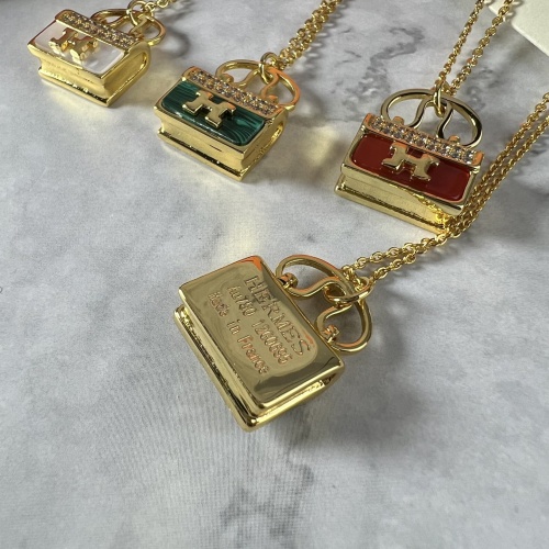 Cheap Hermes Necklaces #1223705 Replica Wholesale [$42.00 USD] [ITEM#1223705] on Replica Hermes Necklaces