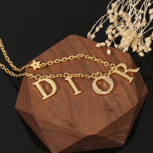 Cheap Christian Dior Necklaces #1223739 Replica Wholesale [$27.00 USD] [ITEM#1223739] on Replica Christian Dior Necklaces