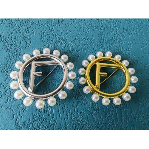 Cheap Fendi Brooches For Women #1223822 Replica Wholesale [$29.00 USD] [ITEM#1223822] on Replica Fendi Brooches