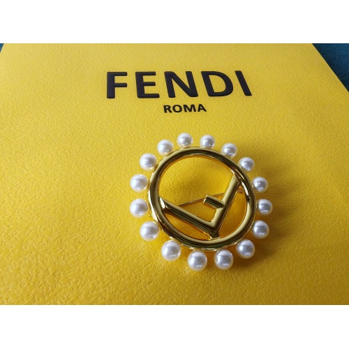 Cheap Fendi Brooches For Women #1223822 Replica Wholesale [$29.00 USD] [ITEM#1223822] on Replica Fendi Brooches