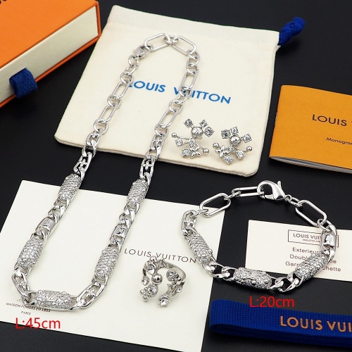 Cheap Louis Vuitton LV Jewelry Set For Women #1223868 Replica Wholesale [$105.00 USD] [ITEM#1223868] on Replica Louis Vuitton LV Jewelry Set