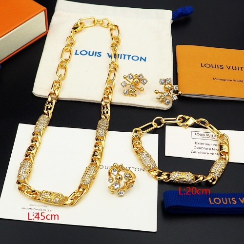 Cheap Louis Vuitton LV Jewelry Set For Women #1223869 Replica Wholesale [$105.00 USD] [ITEM#1223869] on Replica Louis Vuitton LV Jewelry Set