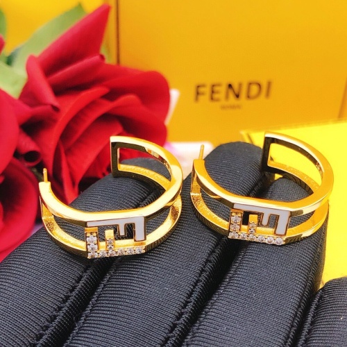 Cheap Fendi Earrings For Women #1223874 Replica Wholesale [$29.00 USD] [ITEM#1223874] on Replica Fendi Earrings