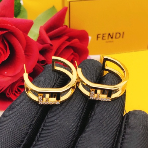 Cheap Fendi Earrings For Women #1223875 Replica Wholesale [$29.00 USD] [ITEM#1223875] on Replica Fendi Earrings