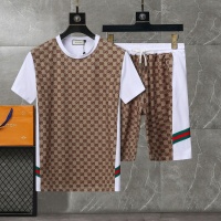 Gucci Tracksuits Short Sleeved For Men #1217848