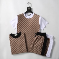 Cheap Gucci Tracksuits Short Sleeved For Men #1217848 Replica Wholesale [$56.00 USD] [ITEM#1217848] on Replica Gucci Tracksuits