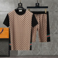 Gucci Tracksuits Short Sleeved For Men #1217849