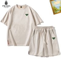 Prada Tracksuits Short Sleeved For Men #1218015