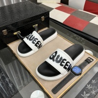 Cheap Alexander McQueen Slippers For Men #1220152 Replica Wholesale [$48.00 USD] [ITEM#1220152] on Replica Alexander McQueen Slippers