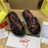 Cheap Christian Louboutin CL Slippers For Men #1220166 Replica Wholesale [$72.00 USD] [ITEM#1220166] on Replica Christian Louboutin CL Slippers