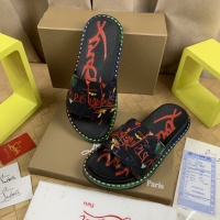 Cheap Christian Louboutin CL Slippers For Men #1220166 Replica Wholesale [$72.00 USD] [ITEM#1220166] on Replica Christian Louboutin CL Slippers