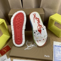 Cheap Christian Louboutin CL Slippers For Men #1220167 Replica Wholesale [$72.00 USD] [ITEM#1220167] on Replica Christian Louboutin CL Slippers