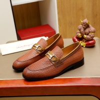 Cheap Salvatore Ferragamo Leather Shoes For Men #1220805 Replica Wholesale [$85.00 USD] [ITEM#1220805] on Replica Salvatore Ferragamo Leather Shoes