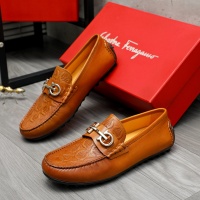 Cheap Salvatore Ferragamo Leather Shoes For Men #1221231 Replica Wholesale [$76.00 USD] [ITEM#1221231] on Replica Salvatore Ferragamo Leather Shoes