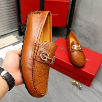 Cheap Salvatore Ferragamo Leather Shoes For Men #1221231 Replica Wholesale [$76.00 USD] [ITEM#1221231] on Replica Salvatore Ferragamo Leather Shoes