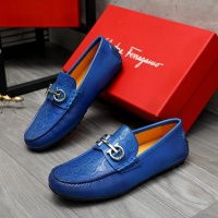 Cheap Salvatore Ferragamo Leather Shoes For Men #1221232 Replica Wholesale [$76.00 USD] [ITEM#1221232] on Replica Salvatore Ferragamo Leather Shoes