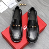 Cheap Salvatore Ferragamo Leather Shoes For Men #1221266 Replica Wholesale [$92.00 USD] [ITEM#1221266] on Replica Salvatore Ferragamo Leather Shoes