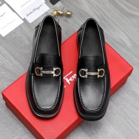 Cheap Salvatore Ferragamo Leather Shoes For Men #1221273 Replica Wholesale [$92.00 USD] [ITEM#1221273] on Replica Salvatore Ferragamo Leather Shoes