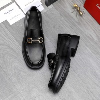 Cheap Salvatore Ferragamo Leather Shoes For Men #1221273 Replica Wholesale [$92.00 USD] [ITEM#1221273] on Replica Salvatore Ferragamo Leather Shoes