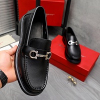 Cheap Salvatore Ferragamo Leather Shoes For Men #1221273 Replica Wholesale [$92.00 USD] [ITEM#1221273] on Replica Salvatore Ferragamo Leather Shoes