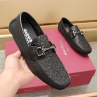 Cheap Salvatore Ferragamo Leather Shoes For Men #1221550 Replica Wholesale [$118.00 USD] [ITEM#1221550] on Replica Salvatore Ferragamo Leather Shoes