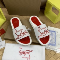 Cheap Christian Louboutin CL Slippers For Men #1221757 Replica Wholesale [$68.00 USD] [ITEM#1221757] on Replica Christian Louboutin CL Slippers