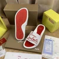 Cheap Christian Louboutin CL Slippers For Men #1221757 Replica Wholesale [$68.00 USD] [ITEM#1221757] on Replica Christian Louboutin CL Slippers