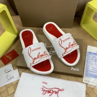 Cheap Christian Louboutin CL Slippers For Men #1221761 Replica Wholesale [$68.00 USD] [ITEM#1221761] on Replica Christian Louboutin CL Slippers