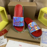 Cheap Christian Louboutin CL Slippers For Men #1221771 Replica Wholesale [$72.00 USD] [ITEM#1221771] on Replica Christian Louboutin CL Slippers