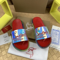 Cheap Christian Louboutin CL Slippers For Men #1221771 Replica Wholesale [$72.00 USD] [ITEM#1221771] on Replica Christian Louboutin CL Slippers