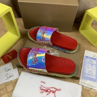 Cheap Christian Louboutin CL Slippers For Men #1221771 Replica Wholesale [$72.00 USD] [ITEM#1221771] on Replica Christian Louboutin CL Slippers