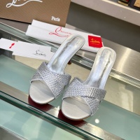 Cheap Christian Louboutin CL Slippers For Women #1221779 Replica Wholesale [$102.00 USD] [ITEM#1221779] on Replica Christian Louboutin CL Slippers