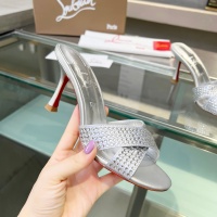 Cheap Christian Louboutin CL Slippers For Women #1221779 Replica Wholesale [$102.00 USD] [ITEM#1221779] on Replica Christian Louboutin CL Slippers