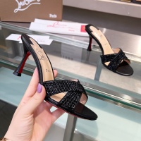 Cheap Christian Louboutin CL Slippers For Women #1221781 Replica Wholesale [$102.00 USD] [ITEM#1221781] on Replica Christian Louboutin CL Slippers