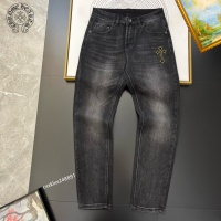 Cheap Chrome Hearts Jeans For Men #1222473 Replica Wholesale [$48.00 USD] [ITEM#1222473] on Replica Chrome Hearts Jeans