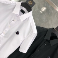 Cheap Moncler Shirts Short Sleeved For Men #1222499 Replica Wholesale [$38.00 USD] [ITEM#1222499] on Replica Moncler Shirts