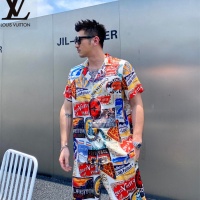 Cheap Louis Vuitton LV Tracksuits Short Sleeved For Men #1222563 Replica Wholesale [$72.00 USD] [ITEM#1222563] on Replica Louis Vuitton LV Tracksuits