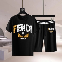 Cheap Fendi Tracksuits Short Sleeved For Men #1222607 Replica Wholesale [$68.00 USD] [ITEM#1222607] on Replica Fendi Tracksuits