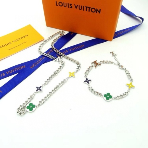 Cheap Louis Vuitton LV Jewelry Set #1223957 Replica Wholesale [$45.00 USD] [ITEM#1223957] on Replica Louis Vuitton LV Jewelry Set