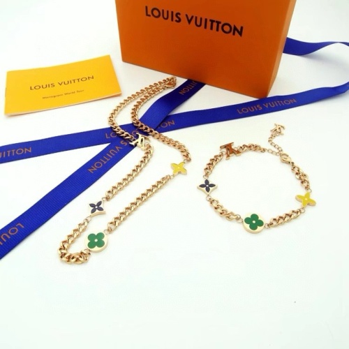 Cheap Louis Vuitton LV Jewelry Set #1223958 Replica Wholesale [$45.00 USD] [ITEM#1223958] on Replica Louis Vuitton LV Jewelry Set