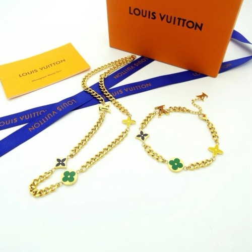 Cheap Louis Vuitton LV Jewelry Set #1223959 Replica Wholesale [$45.00 USD] [ITEM#1223959] on Replica Louis Vuitton LV Jewelry Set