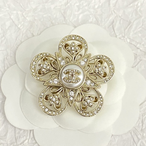 Cheap Chanel Brooches For Women #1224002 Replica Wholesale [$38.00 USD] [ITEM#1224002] on Replica Chanel Brooches