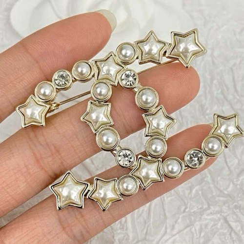 Cheap Chanel Brooches For Women #1224049 Replica Wholesale [$40.00 USD] [ITEM#1224049] on Replica Chanel Brooches